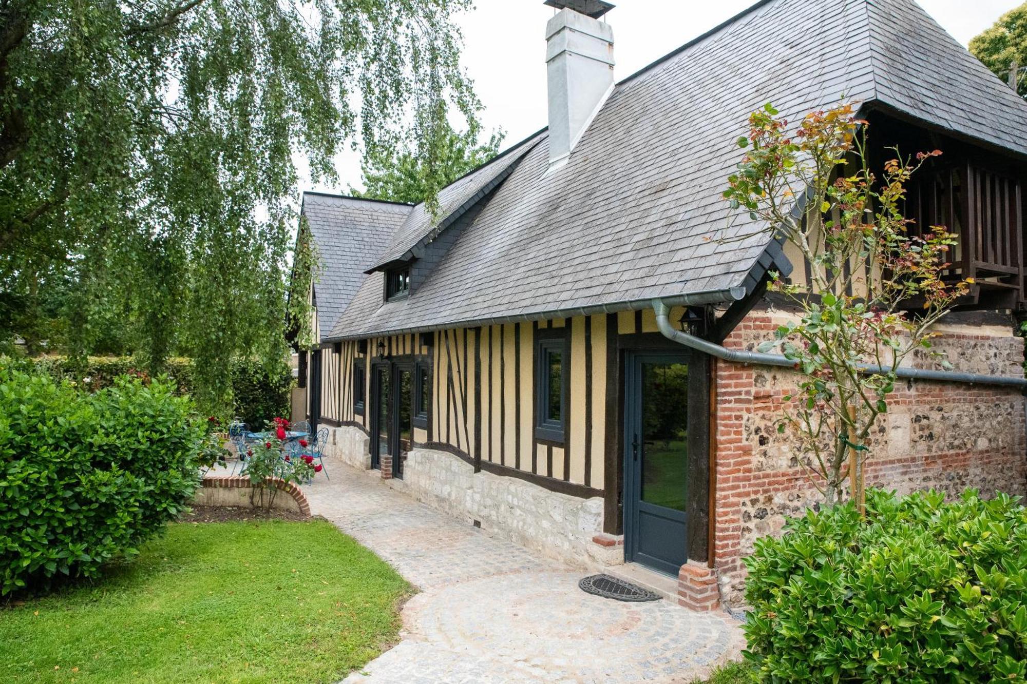 L'Aube Normande Villa Villequier Luaran gambar